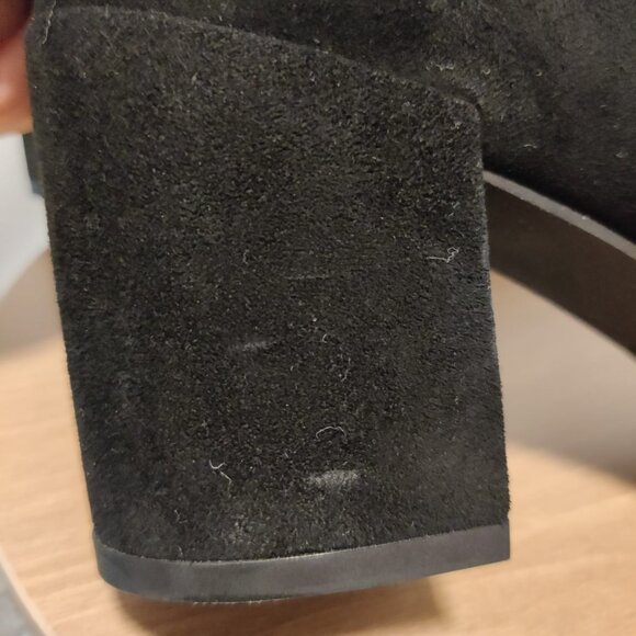 Stuart Weitzman TIELAND Black Suede Boots - Picture 2 of 7